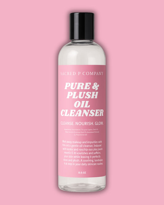 Pure & Plush Oil Facial Cleanser:
